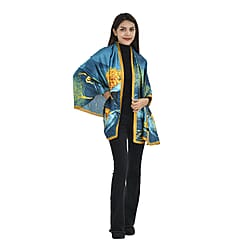 Tamsy Polyester Printed Scarf - Green