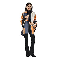 Tamsy Polyester Printed Scarf - Green