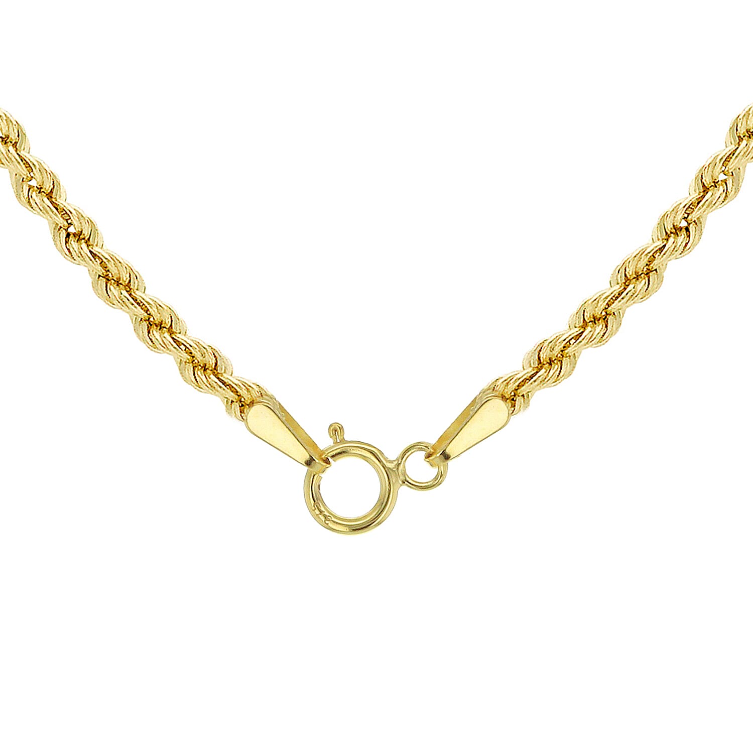 9K Yellow Gold Rope Chain 24 Inch 9K Yellow Gold Rope Chain 24 Inch