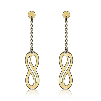 https://tjcuk.sirv.com/Products/71/9/7190148/9K-Yellow-Gold-5.5mm-15mm-Cutout-Infinity-Symbol-And-Chain-Drop-Earrin_7190148.jpg?w=342&h=342