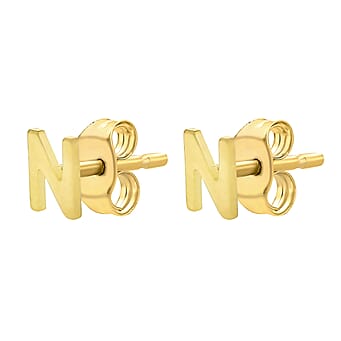 https://tjcuk.sirv.com/Products/71/9/7190182/9K-Yellow-Gold-4mm-5mm-N-Initial-Stud-Earrings_7190182_3.jpg?w=342&h=342