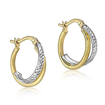 https://tjcuk.sirv.com/Products/71/9/7190203/9K-Two-Colour-Gold-16mm-Diamond-Cut-And-Plain-2mm-Band-Crossover-Hoop-_7190203.jpg?w=342&h=342