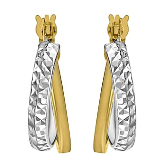 https://tjcuk.sirv.com/Products/71/9/7190203/9K-Two-Colour-Gold-16mm-Diamond-Cut-And-Plain-2mm-Band-Crossover-Hoop-_7190203_2.jpg?w=342&h=342