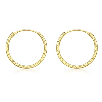 https://tjcuk.sirv.com/Products/71/9/7190222/ILIANA-18K-Yellow-Gold-15mm-Diamond-Cut-Sleeper-Hoop-Earrings_7190222.jpg?w=342&h=342