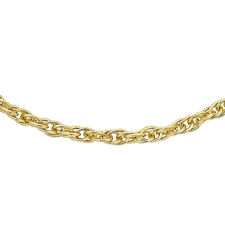 9K Yellow Gold 'Prince Of Wales' Chain 16 Inch