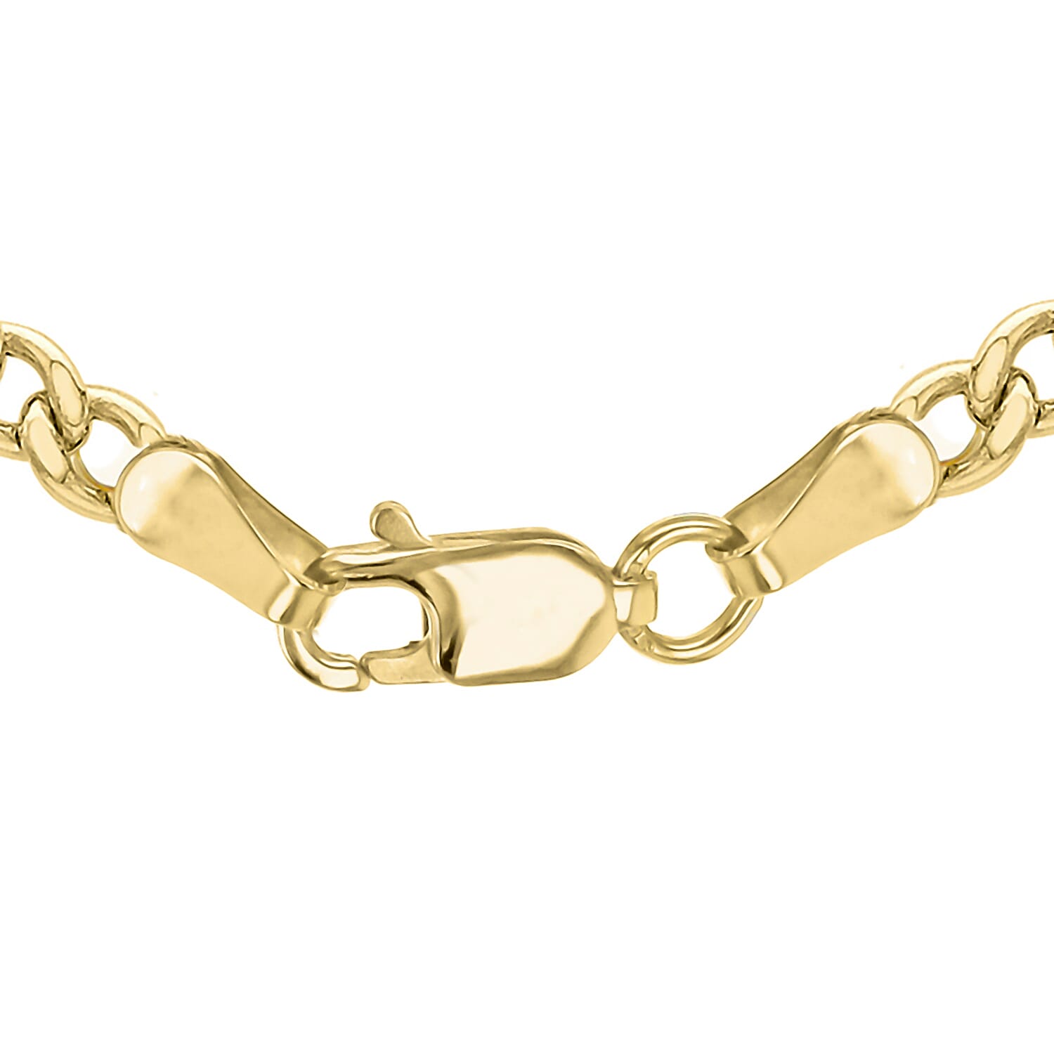 9K Yellow Gold Curb Chain 16 Inch