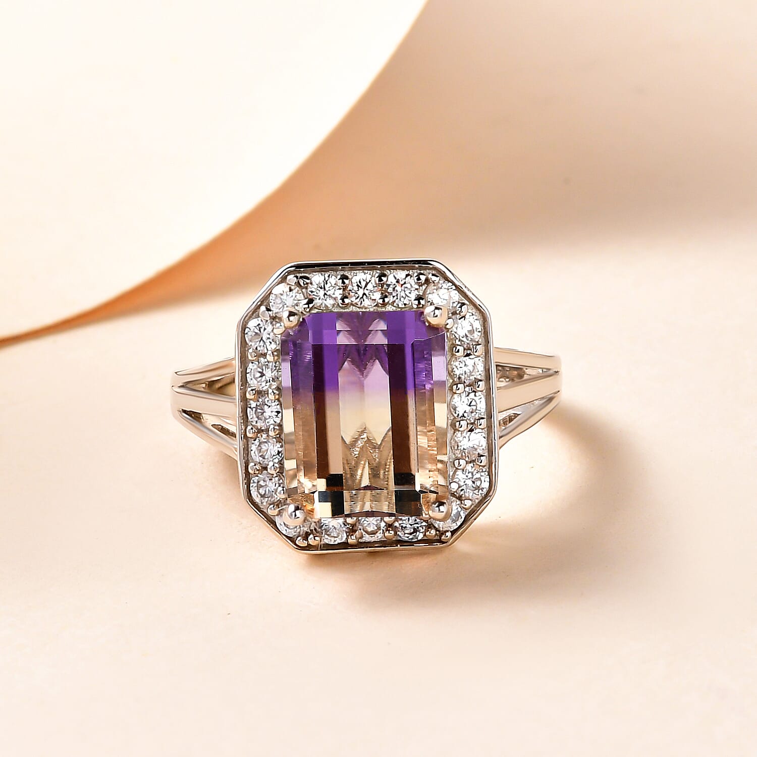 Ametrine on sale wedding ring