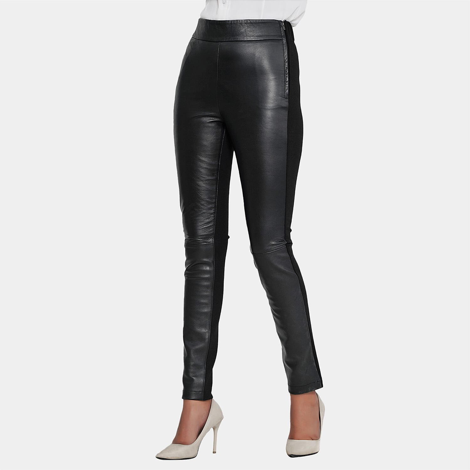 Genuine hot sale leather leggings