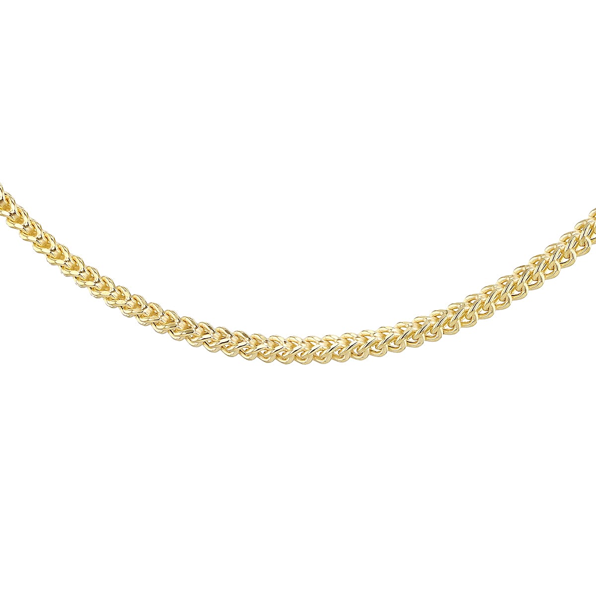 9K Yellow Gold 2mm Franco Link Chain 22 Inch