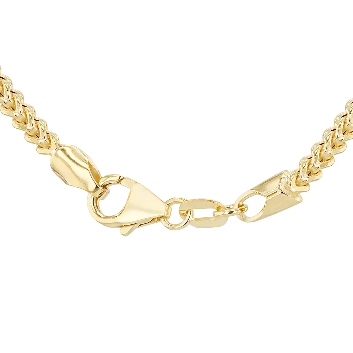 9K Yellow Gold 2mm Franco Link Chain 22 Inch