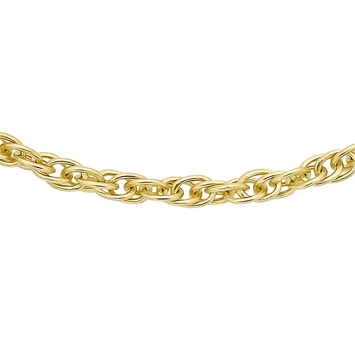 18K Yellow Gold Prince Of Wales Chain (Size 18)