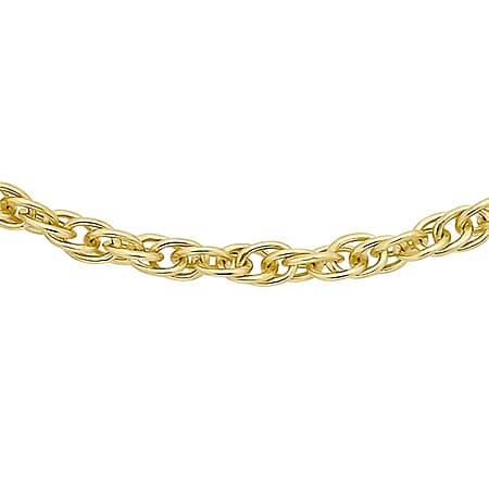18K Yellow Gold Prince Of Wales Chain 18 Inch