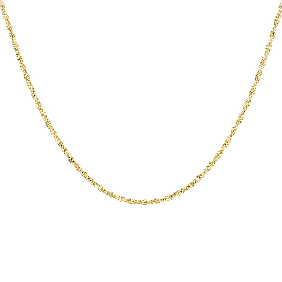 18K Yellow Gold Prince Of Wales Chain (Size 18)