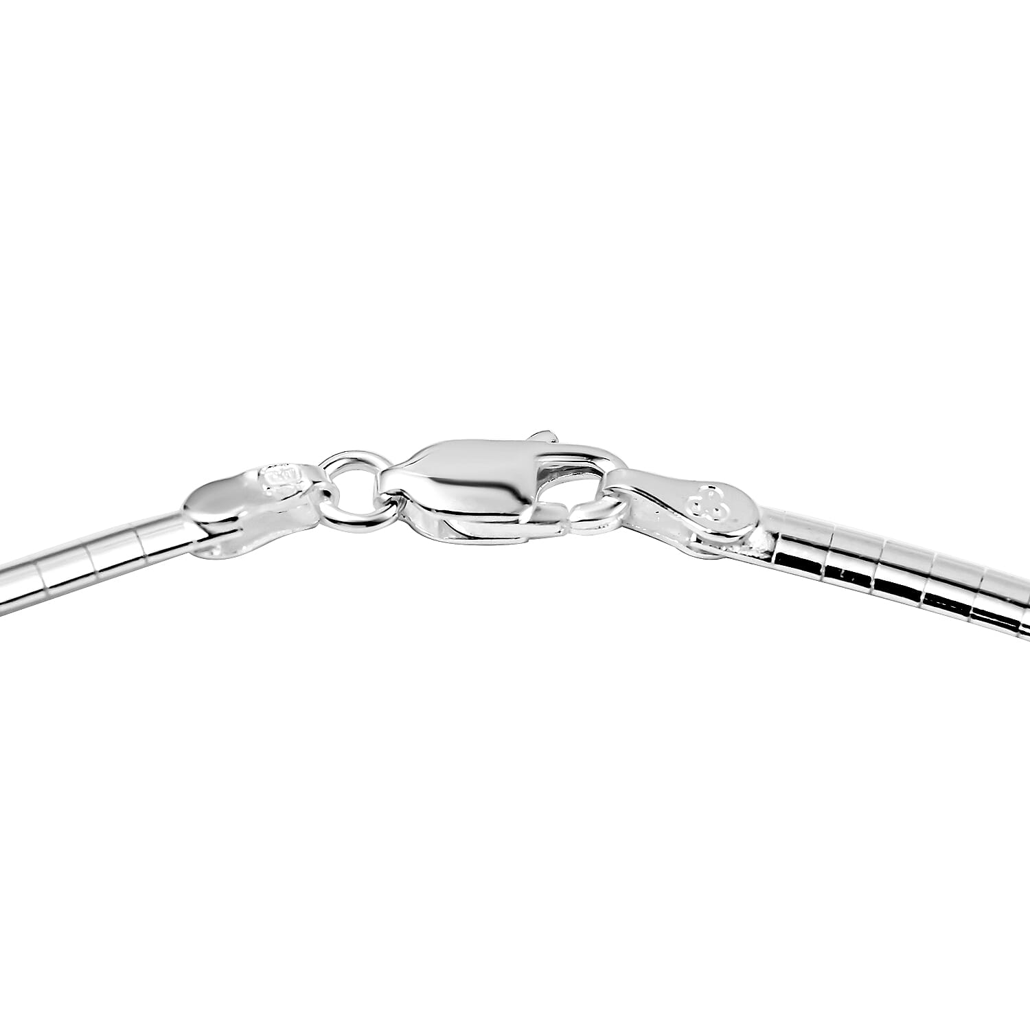 One Time Close Out - Sterling Silver Cleopatra Necklace (with Lobster Clasp) (Size - 17), Silver Wt. 17.50 Gms