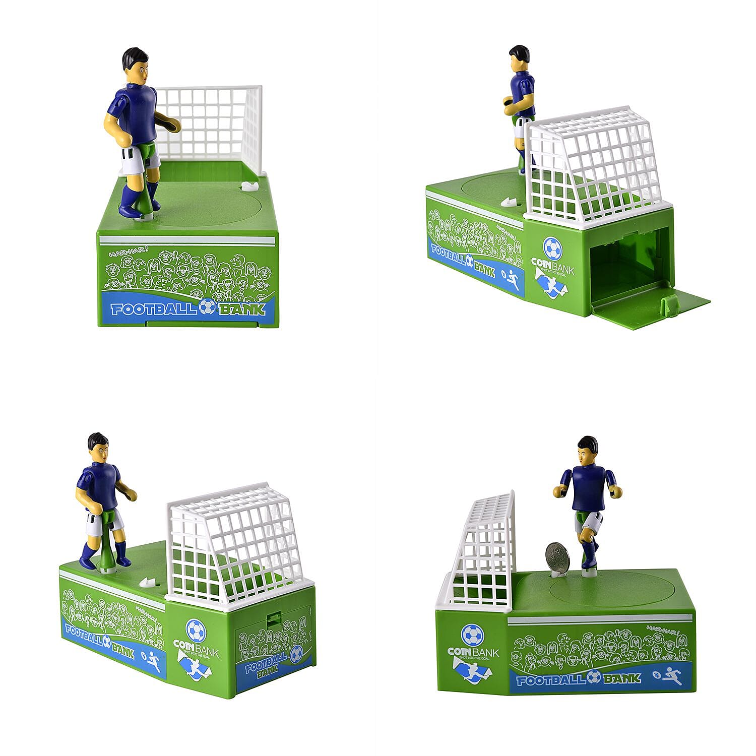 Football Striker Goal Money Bank