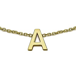 9K Yellow Gold  Bracelet (Size - 7.25),  Gold Wt. 0.4 Gms