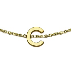 9K Yellow Gold  Bracelet (Size - 7.25),  Gold Wt. 0.4 Gms