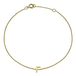 9K Yellow Gold  Bracelet (Size - 7.25),  Gold Wt. 0.4 Gms