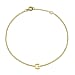 9K Yellow Gold  Bracelet (Size - 7.25),  Gold Wt. 0.4 Gms