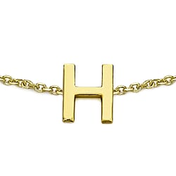 9K Yellow Gold  Bracelet (Size - 7.25),  Gold Wt. 0.4 Gms