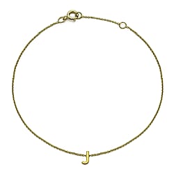 9K Yellow Gold  Bracelet (Size - 7.25),  Gold Wt. 0.4 Gms