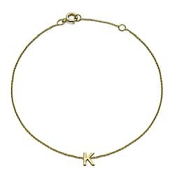 9K Yellow Gold  Bracelet (Size - 7.25),  Gold Wt. 0.4 Gms