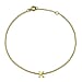 9K Yellow Gold  Bracelet (Size - 7.25),  Gold Wt. 0.4 Gms