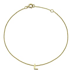 9K Yellow Gold  Bracelet (Size - 7.25),  Gold Wt. 1 Gms