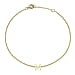 9K Yellow Gold  Bracelet (Size - 7.25),  Gold Wt. 0.4 Gms