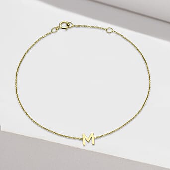 https://tjcuk.sirv.com/Products/71/9/7193904/9K-Yellow-Gold-4.5mm-5mm-M-Initial-Adjustable-Bracelet-to-7.2-Inch_7193904_1.jpg?w=342&h=342