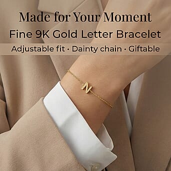 https://tjcuk.sirv.com/Products/71/9/7193906/9K-Yellow-Gold-4mm-X-5mm-N-Initial-Adjustable-Bracelet-6-to-7-2-Inch_7193906_2.jpg?w=342&h=342