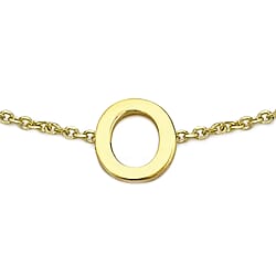 9K Yellow Gold  Bracelet (Size - 7.25),  Gold Wt. 0.4 Gms