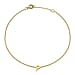 9K Yellow Gold  Bracelet (Size - 7.25),  Gold Wt. 0.4 Gms