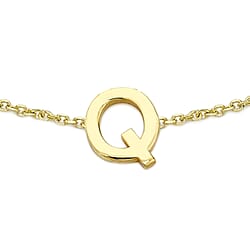 9K Yellow Gold  Bracelet (Size - 7.25),  Gold Wt. 0.4 Gms