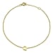 9K Yellow Gold  Bracelet (Size - 7.25),  Gold Wt. 0.4 Gms