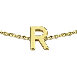 9K Yellow Gold  Bracelet (Size - 7.25),  Gold Wt. 0.4 Gms