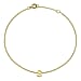 9K Yellow Gold  Bracelet (Size - 7.25),  Gold Wt. 0.4 Gms