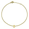 9K Yellow Gold  Bracelet (Size - 7.25),  Gold Wt. 0.4 Gms