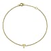 9K Yellow Gold  Bracelet (Size - 7.25),  Gold Wt. 0.4 Gms