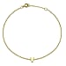 9K Yellow Gold  Bracelet (Size - 7.25),  Gold Wt. 0.4 Gms