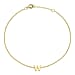 9K Yellow Gold  Bracelet (Size - 7.25),  Gold Wt. 0.4 Gms