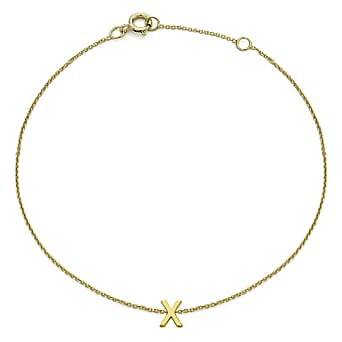 https://tjcuk.sirv.com/Products/71/9/7193949/9K-Yellow-Gold-4mm-5mm-X-Initial-Adjustable-Bracelet-to-7.2-Inch_7193949.jpg?w=342&h=342