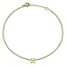 9K Yellow Gold  Bracelet (Size - 7.25),  Gold Wt. 0.4 Gms