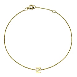 9K Yellow Gold  Bracelet (Size - 7.25),  Gold Wt. 0.4 Gms