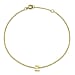 9K Yellow Gold  Bracelet (Size - 7.25),  Gold Wt. 0.4 Gms