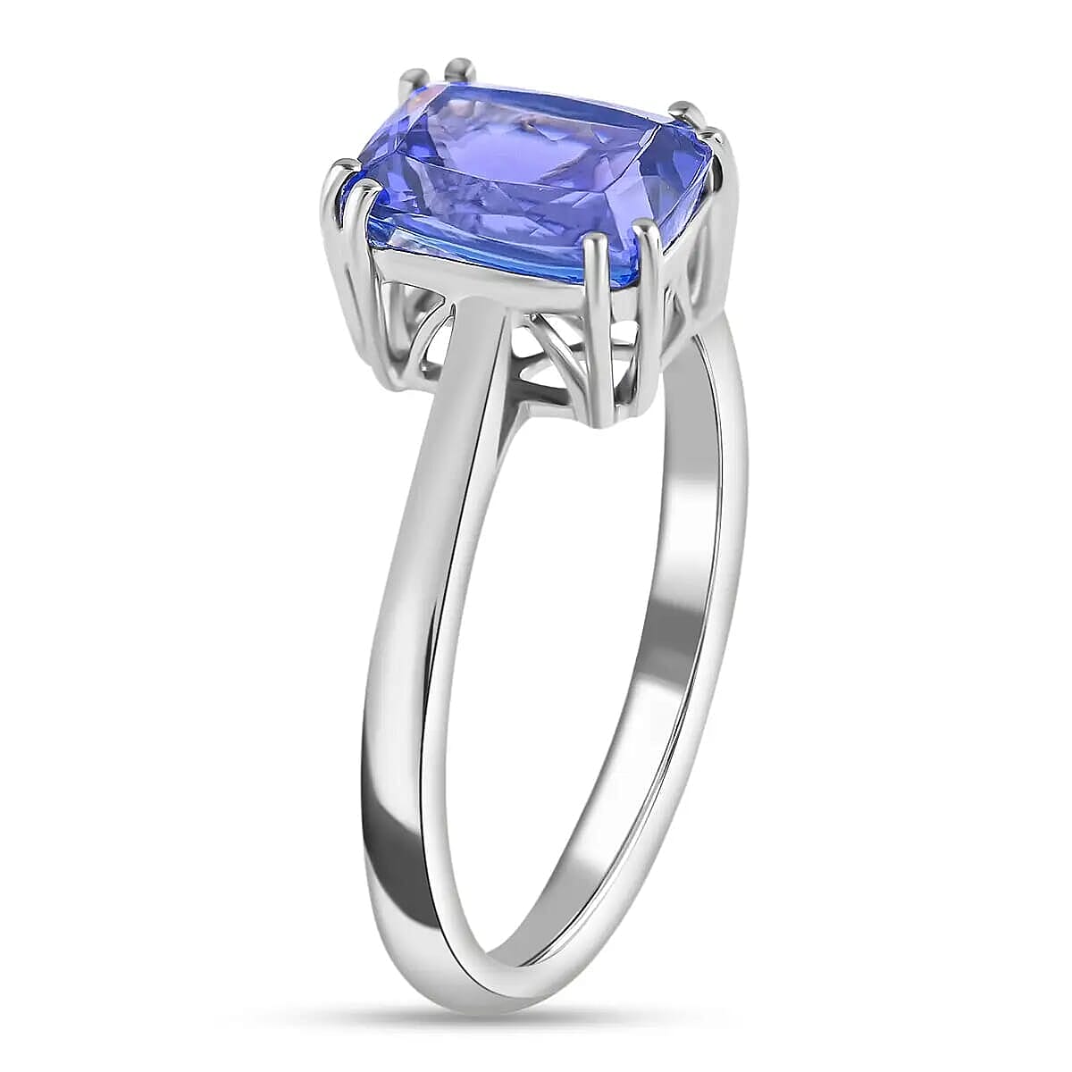 RHAPSODY-950 Platinum AGI Certified AAAA Tanzanite and Diamond (VS-E-F) Ring 2.50 Ct