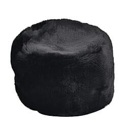 Doorbuster - Faux Fur Hat - Black