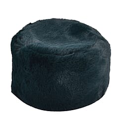 Doorbuster - Faux Fur Hat - Green and Black