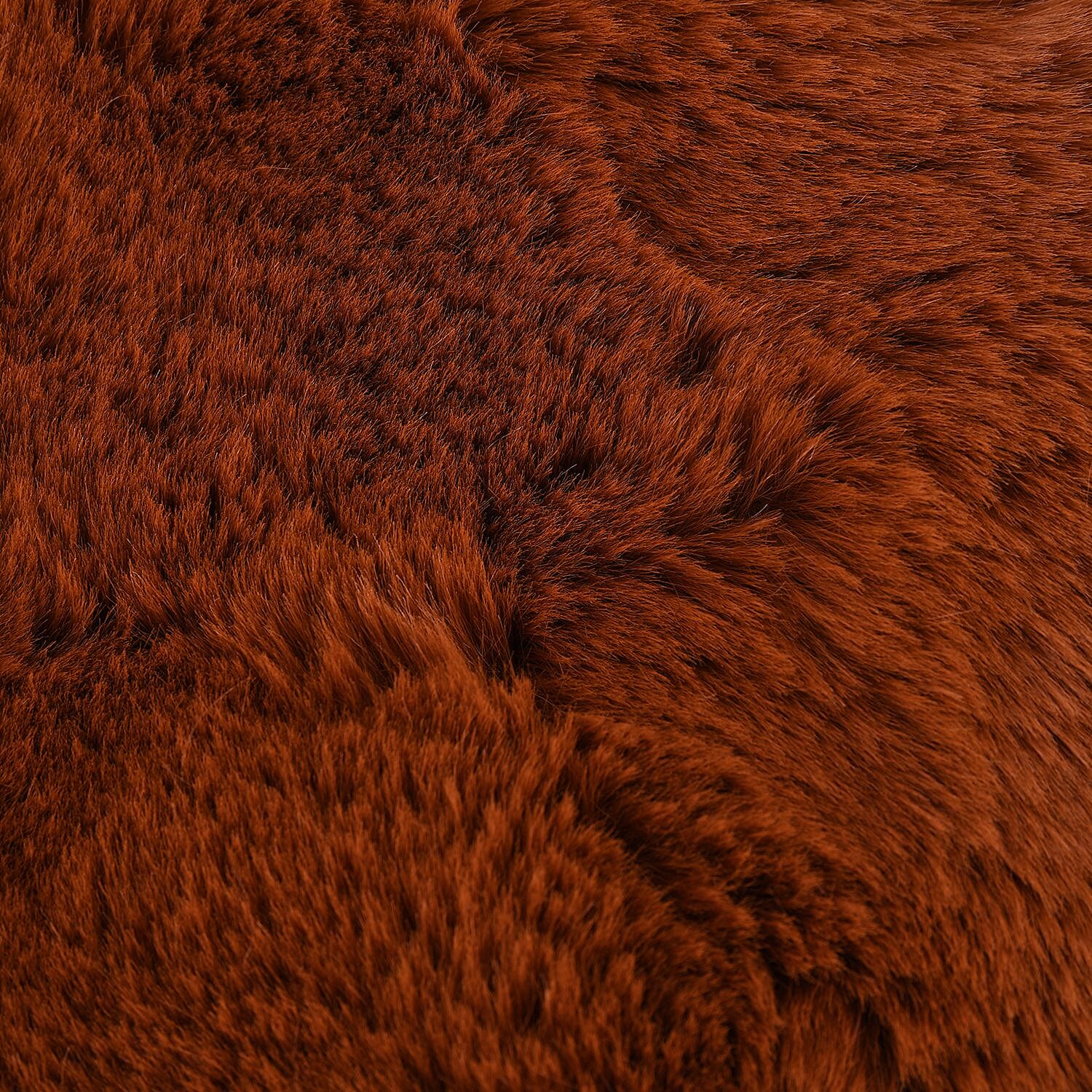 Doorbuster - Faux Fur Hat (Size 35x28 Cm) - Dark Brown