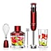 5-in-1 Multi-Function Immersion Hand Blender (Size 25x12x25 cm) - Red